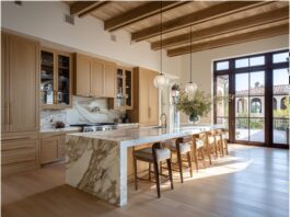Create a Warm Kitchen Space with an Oak Kitchen Cabinet